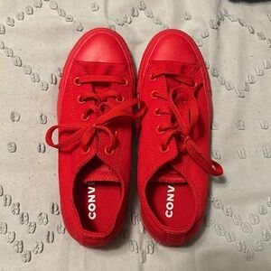 Red converse